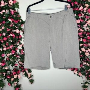 PGA TOUR Khaki Men’s Performance Golf Shorts Brown Tan 36 Sport Fitness Casual